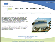 Tablet Screenshot of performanceholdings.com